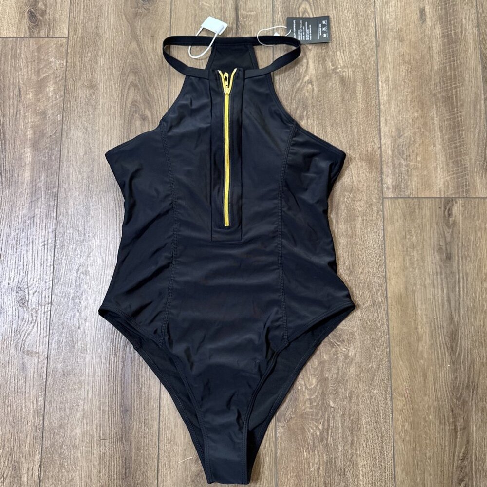 Bikinx Women’s‎ Black One Piece Swimsuit Large